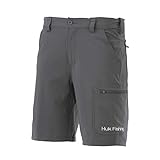 HUK Herren Standard Next Level Schnelltrocknende Performance Angel-Shorts, Anthrazit-26,7 cm, Größe S