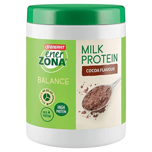 EnerZona Milk Protein Cocoa Flavour Integratore Di Proteine Gusto Cacao, 230g