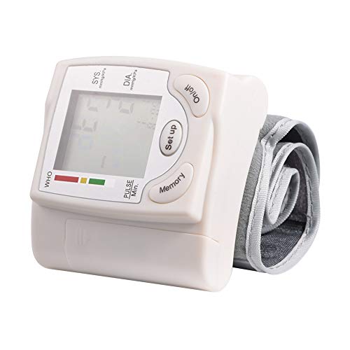 NIMOA Blutdruckmessgerät - Smart Digital LCD Handgelenkmanschette Blutdruckmessgerät Messung Startseite