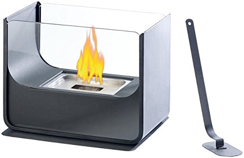 Carlo Milano Lounge Feuer: Tischkamin, beckenförmig, für Bio-Ethanol (Tisch-Kamin)