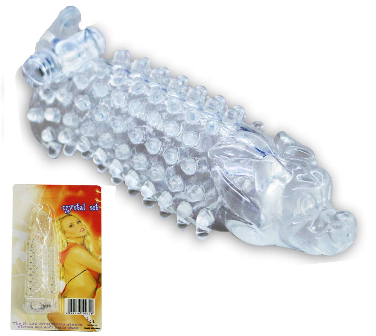 Kristall Partikel Stimulieren MäNnliche Kondome Flirten Mit Sexspielzeug Aus Weichem Silikon G-Punkt-Orgasmus-Paare KöNnen VerhüTungsspielzeug Wiederverwenden-Drachenkopf