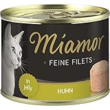 Miamor Feine Filets Huhn in Jelly | 12x 185g Katzenfutter nass