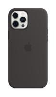 Apple Silikon Case mit MagSafe für iPhone 12/12 Pro schwarz