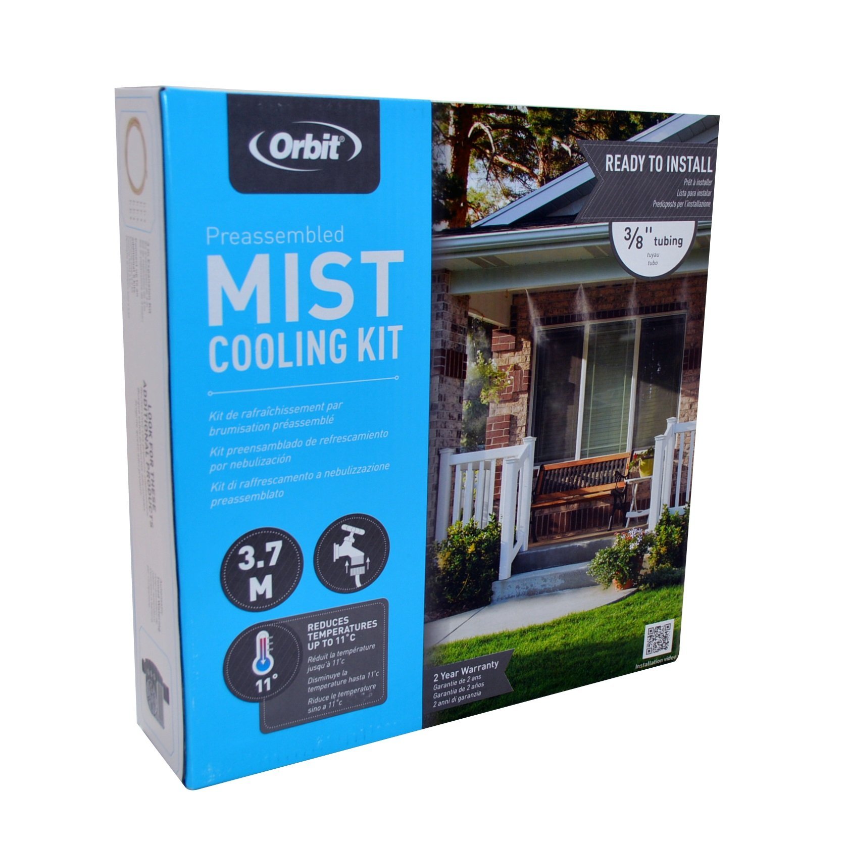 Orbit 94830 – Kit sprengsystem pre-ensamblado, 7 x 27 x 28,5 cm, beige