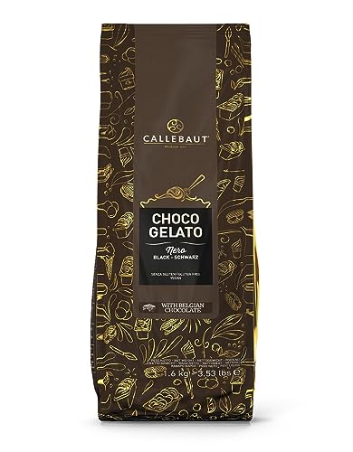ChocoGelato Nero, 1,6kg, Fertigeismischung, Eismischung schwarzes Schokoladeneis