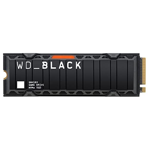 WD_Black SN850X 1TB M.2 2280 PCIe Gen4 NVMe SSD Speicher für Gaming mit Kühlkörper bis zu 7.300MB/s