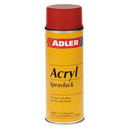 ADLER Acryl-Spraylack - 400 ml- Sprühlack Farblos glänzend hochwertiger Acryllack farblos für innen und außen, rasch trocknender und nicht vergilbender Lackspray
