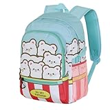 Oh My Pop! Popcorn-Fan Fight Rucksack 2.2, Blau, 31 x 44 cm, Kapazität 24 L