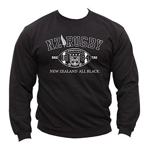 Dirty Ray Rugby New Zealand All Black Herren Sweatshirt F2 (XXL)