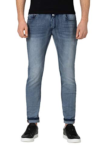 Timezone Herren Slim Scotttz Skinny Jeans, Blau (Antique Blue wash 3636), W34/L34 (Herstellergröße:34/34)