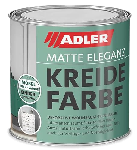 ADLER Kreidefarbe AS 03/2 Schafgarbe 750ml Weiss | Möbel, matt, shabby chic