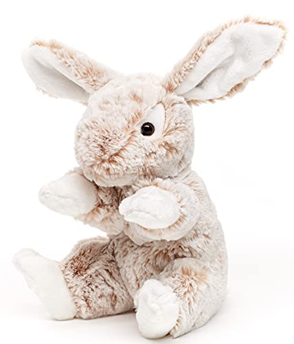 Uni-Toys - Hase mit Schlappohren, groß - Hellbraun-meliert - superweich - 22 cm (Höhe) - Plüsch-Kaninchen - Plüschtier, Kuscheltier
