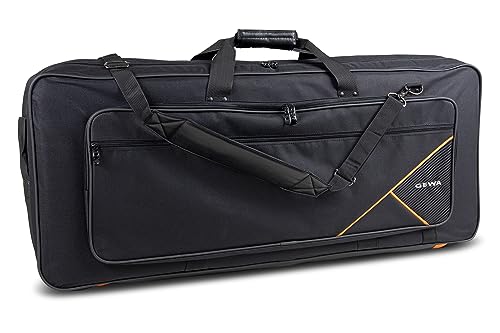 Keyboard Gig Bag Premium, 85x32x10 cm, mit Notentasche, schwarz, reiß- und wasserfest