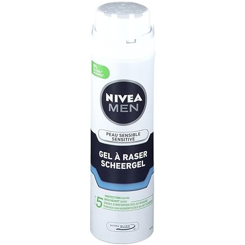 NIVEA Rasiergel Men - Sensitive - 6er Pack (6 x 200 ml)