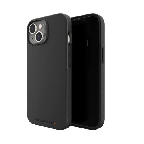 ZAGG Gear 4 Rio Snap D30 Schutzhülle Kompatibel mit iPhone 14 Pro, Stoßfest, MagSafe Kompatibel, Magnetisch, Wireless Charging, 5G, (Schwarz)