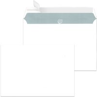 MAILmedia® Versandtaschen C5, ohne Fenster, haftklebend, 100 g/qm, weiß, 500 Stück; Packungsinhalt: 500 Stück