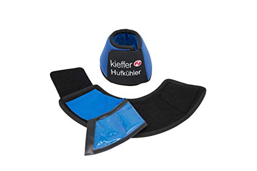 Kieffer Kühlglocke Hufkühler blau mit integrierten Kühlpads, Größe:M