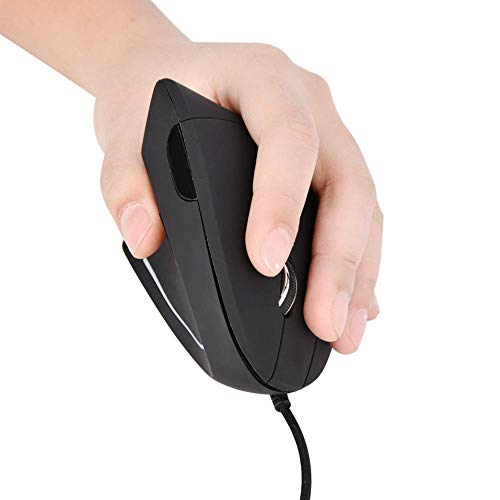 Ergonomische, optische USB-Maus, vertikale USB-Maus, für Linkshänder, universelle Gaming-Maus, lindert die Spannung des Handgelenks.