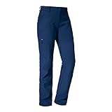 Schöffel Damen Pants Ascona, leichte und komfortable Wanderhose für Frauen, vielseitige Outdoor Hose mit optimaler Passform und praktischen Taschen, dress blues, 44