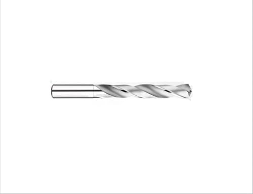 1pc Hartmetall-Spiralbohrer Vollwolfram-Bits HRC50 CNC gerader Griff Bohrloch for Metall Eisen Stahl (Color : HRC50 100mm, Size : 16.5mm)