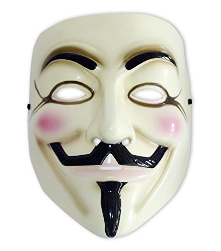 V for Vendetta Maske Guy Fawkes Anonymous aus Kuns