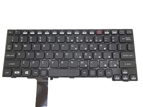 RTDpart Laptop-Tastatur für Panasonic Toughbook CF-20 HMB8359CPA01 01A USA USA Backlit schwarz