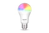 AVM FRITZ!DECT 500 (smarte LED-Lampe E27 für farbiges und weißes Licht, dimmbar, 2700K, 9W, 806 Lumen) [Energieklasse F]