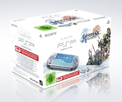 PlayStation Portable - PSP Konsole Slim & Lite 3004, silber inkl. Dissidia Final Fantasy