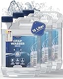 Mapeau 15L CPAP Wasser für Sauerstoffgeräte CPAP-Geräte Atemgasbefeuchtung, Inhalator, Luftbefeuchter Wasser (15 Liter (3x5L))