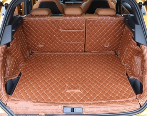 Car Boot Protector Leather Car Trunk Mat Cargo Liner Carpet Accessories Interior for Citroen Ds7 2017 2018 2019 2020 (Color : 1, Size : B)