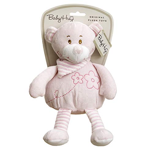 BABY HUG 3830047238701 Hug Me - BABY HUG 3830047237971 – Teddy »Baby«, rosa, 30 cm – schnuckliges Spielzeug für Babys, Kinder und Erwachsene, kleines Plüschspielzeug, hochwertiges kuschelweiches Spiel