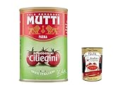 12x Mutti Pomodorini ciliegini Kirschtomaten Tomaten sauce 100% Italienisch 400g + Italian Gourmet polpa 400
