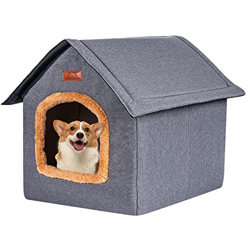 Hundehütte für den Innenbereich | Tragbare Haustierbetten mit abnehmbarem Design, bequemer Unterschlupf für Haustiere, Bettwäsche für kleine Haustiere, für Hunde, Rossev