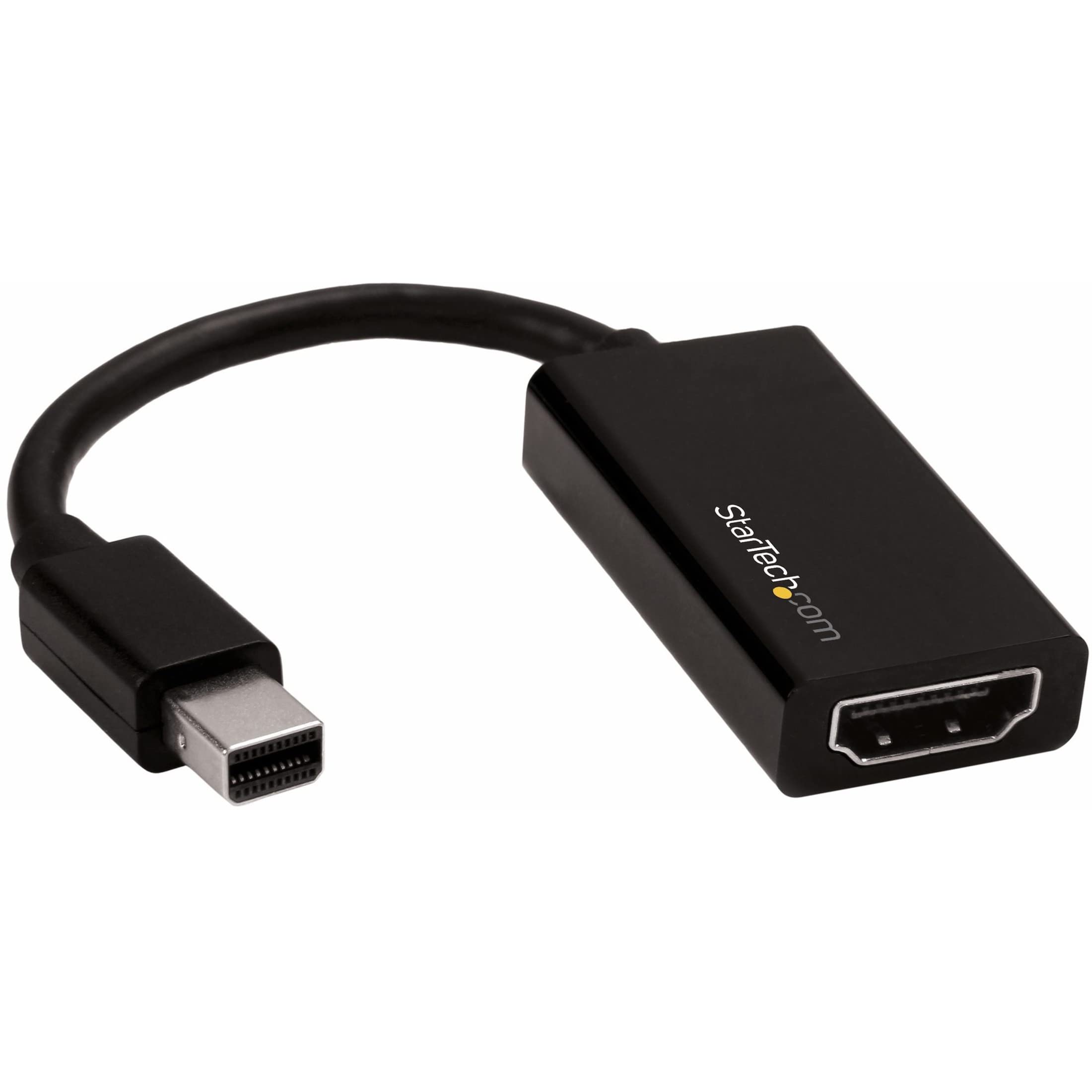 StarTech.com Mini DisplayPort auf HDMI Adapter - Aktiver mDP 1.4 zu HDMI 2.0 Video Kabel - 4K 60Hz - Mini DP oder Thunderbolt 1/2 auf HDMI Monitor/Bildschirm - mDP auf HDMI Dongle (MDP2HD4K60S)