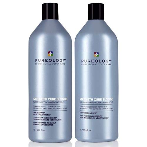 Pureology Strength Cure Blonde Shampoo 1000 ml & Conditioner 1000 ml Duo 2020