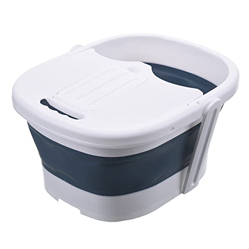 Zeizafa Faltbarer Eimer Fußbad Für W/Handy Halter Badezimmer Waschen Faltbare Eimer Pinsel Waschmaschine