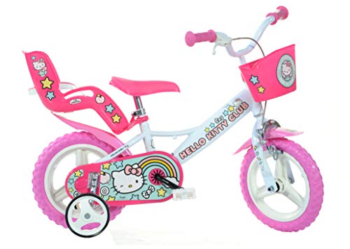 Dino Bikes Fahrrad, 12-Zoll, Hello Kitty Ausführung,124R-HK