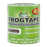FrogTape Multi-Surface Maler-Band: 1.41 in. x 60 yds. (Grün) / 4-pack [4 rollen/pack]