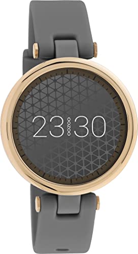 Oozoo Q4 Smartwatch Unisex Fitnessuhr 39mm mit 16mm Silikonarmband für Damen und Herren | Fitness Armbanduhr mit Schrittzähler | Fitnesstracker Sportuhr für iOS & Android