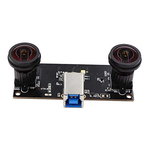 KAYETON Fisheye Wide View Angle Dual Lens USB 3.0 Camera Module Synchronization 1.3Megapxel HD 960P OTG UVC 3D VR Stereo Webcam
