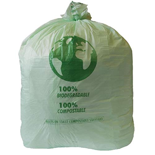 Jantex CT909 Große kompostierbare Abfallsäcke, 90L Kapazität, 20 Stück