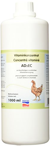 Kerbl Vitamin Konzentrat AD3EC für Geflügel, wasserlöslich mit Vitamin A/C/D3/E