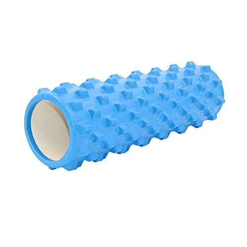 Faszienrolle Wirbelsäule Faszienroller Übungsrolle Muskelroller Massagestab Massage Roller Stick Fitness Roller 1-blue,45cm