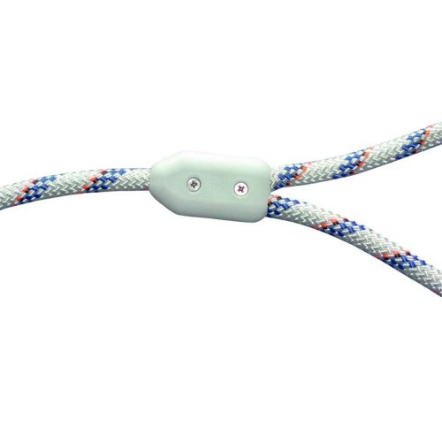 1 Paar Tauwerkklemmen für Seil 12-14 mm wetterbeständig Seilverbinder Boot Seilklemme Spleiß Auge Gummi-Seil Kunststoffklemme Gummi-Leine Schotklemme