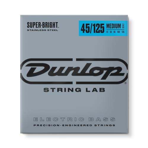 Bassgitarren-Saiten Dunlop SB Steel Medium 45-125 5 cordes