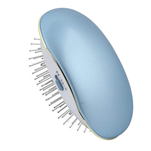 Haarbürste Elektrisch - Elektrischer Massagekamm mit Negative Ionen und Vibrationstherapie Antistatischer Negativer Ionenkamm Massage-Bürste zur wirksamen Reduzierung von Haarausfall