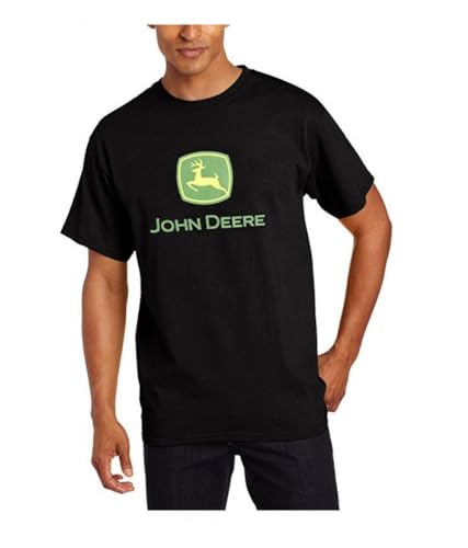 JOHN DEERE NCAA Herren T-Shirt mit Markenlogo - Schwarz - XX-Large