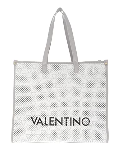 VALENTINO Bags Womens Tote Prisca Handbags, Ghiaccio, One Size