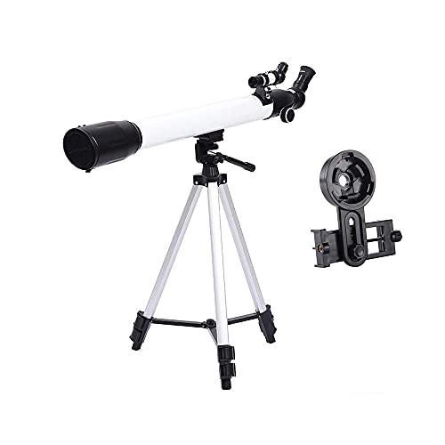 Telescope for Adults Beginners Kids 60mm Aperture 700mm Astronomical Compact Refractor Telescope with Smartphone Adap WgGUIF