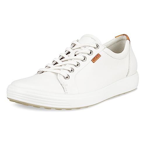Ecco Damen Soft 7 Sneakers, Weiß (White 1007), 38 EU (5.5 UK)